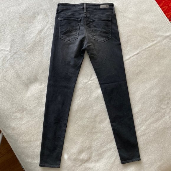 AG Adriano Goldschmied Farrah High-Rise Skinny Ankle Jean Gray/Grey - Picture 5 of 11